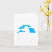 I Prefer It Rough Funny White Water Kayak  Kaart (Gele Bloem)