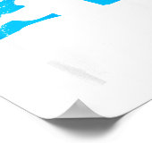 I Prefer It Rough Funny White Water Kayak  Poster (Hoek)