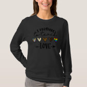 I Promise To Teach Love Autism African LGBT Pride T-shirt (Voorkant)