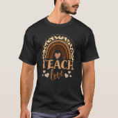 I Promise To Teach Love Black History Valentines T T-shirt (Voorkant)
