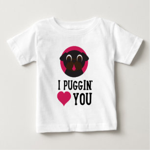 I Puggin'Love You Black Pug