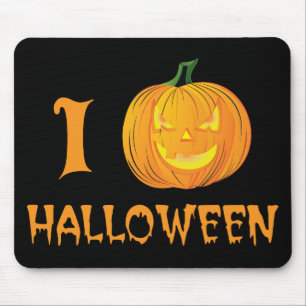 i Pumpkin Halloween - Funny i Heart Parody Muismat