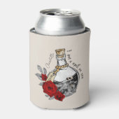 I Put A Spell On You - Liefdesdrankje met schedels Blikjeskoeler (Blikje Voorkant)