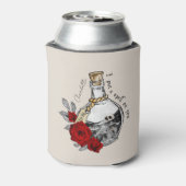 I Put A Spell On You - Liefdesdrankje met schedels Blikjeskoeler (Blikje Achterkant)