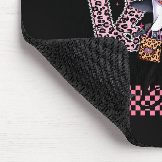 I Put The Boo In Boujee Cute Ghost Leopard Boujie  Muismat (Hoek)