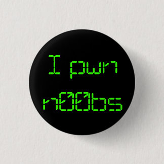 I pwn n00 bs ronde button 3,2 cm