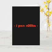 - I PWN N00BS - Verjaardagskaart Kaart (Gele Bloem)