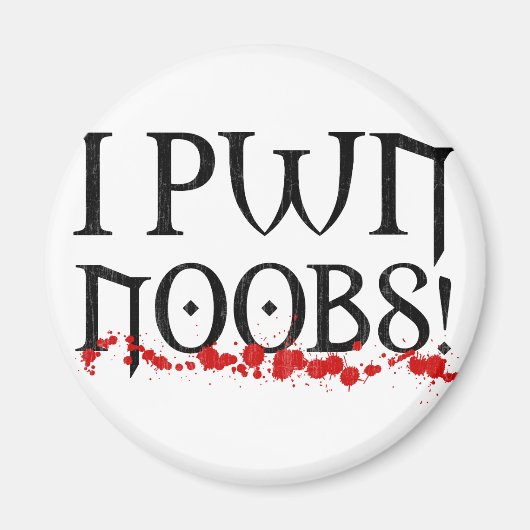 i pwn noobs magneet (Voorkant)
