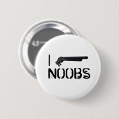 I Pwn Noobs Ronde Button 5,7 Cm (Voorkant /achterkant)