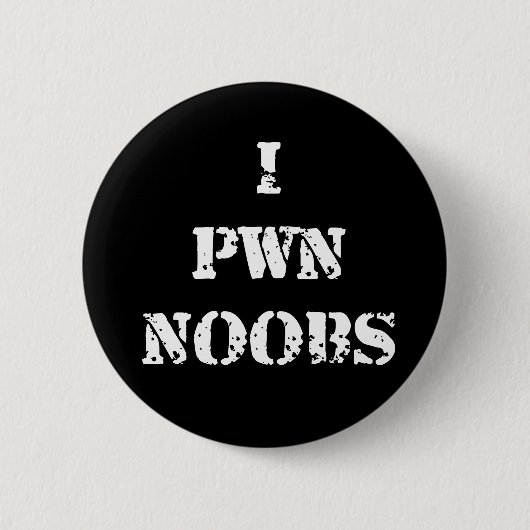 I Pwn Noobs Ronde Button 5,7 Cm (Voorkant)