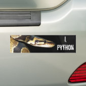 I, Python Bumpersticker (Op auto)