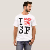 I QRCODE SF T-SHIRT (Voorkant volledig)