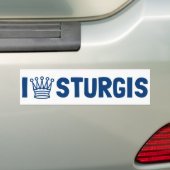 I Queen Sturgis Bumpersticker (Op auto)