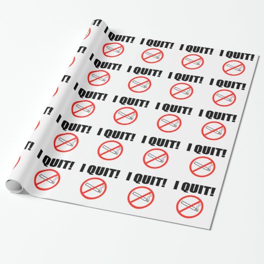 I QUIT.png Cadeaupapier (Uitgerold)