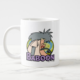 I.R. Baboon Character Badge Grote Koffiekop
