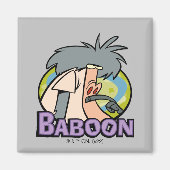 I.R. Baboon Character Badge Magneet (Voorkant)