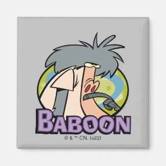 I.R. Baboon Character Badge Magneet