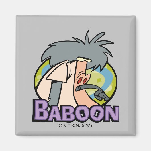 I.R. Baboon Character Badge Magneet (Voorkant)
