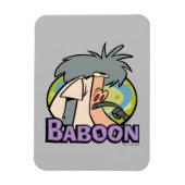 I.R. Baboon Character Badge Magneet (Verticaal)