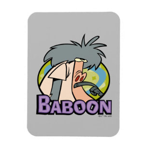 I.R. Baboon Character Badge Magneet