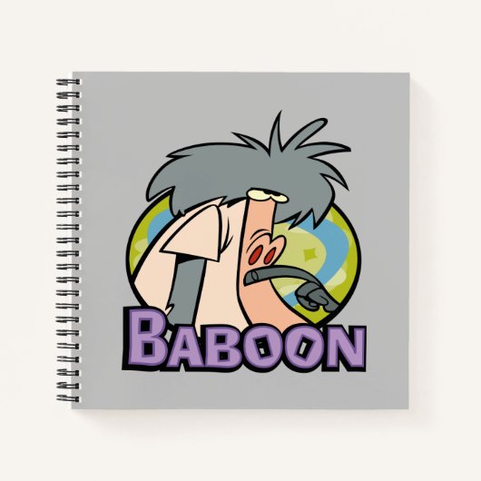 I.R. Baboon Character Badge Notitieboek (Voorkant)