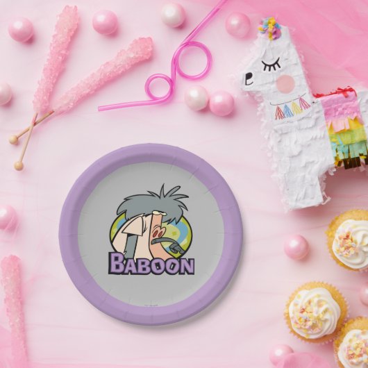 I.R. Baboon Character Badge Papieren Bordje (Feest)