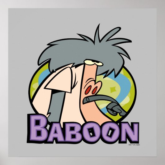 I.R. Baboon Character Badge Poster (Voorkant)