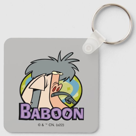 I.R. Baboon Character Badge Sleutelhanger (Achterkant)