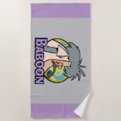 I.R. Baboon Character Badge Strandlaken (Voorkant)