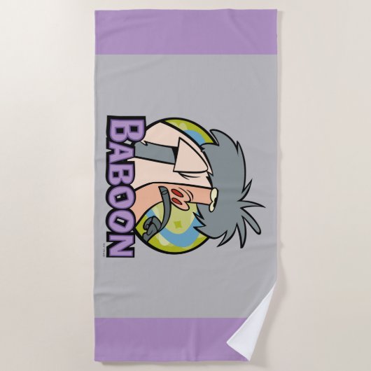 I.R. Baboon Character Badge Strandlaken (Voorkant)