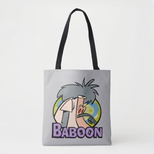 I.R. Baboon Character Badge Tote Bag (Voorkant)