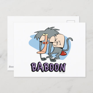 I.R. Baboon Character Graphic Briefkaart