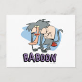 I.R. Baboon Character Graphic Briefkaart (Voorkant)