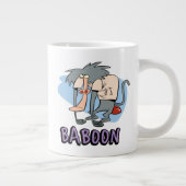 I.R. Baboon Character Graphic Grote Koffiekop (Rechts)