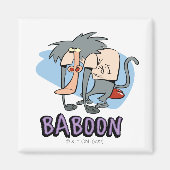 I.R. Baboon Character Graphic Magneet (Voorkant)