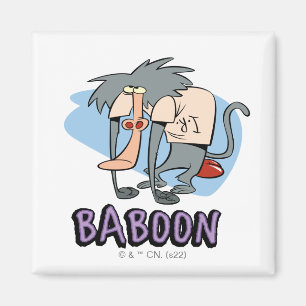 I.R. Baboon Character Graphic Magneet