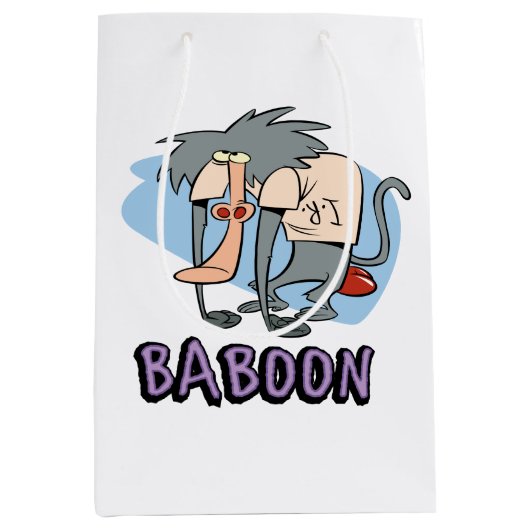 I.R. Baboon Character Graphic Medium Cadeauzakje (Voorkant)