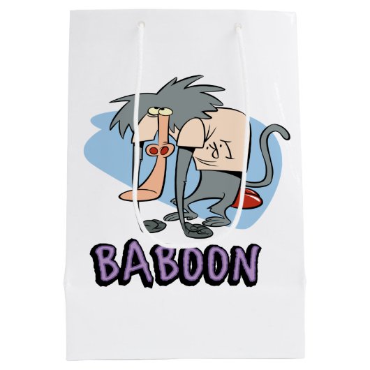 I.R. Baboon Character Graphic Medium Cadeauzakje (Achterkant)