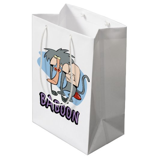 I.R. Baboon Character Graphic Medium Cadeauzakje (Achterkant Gekanteld)