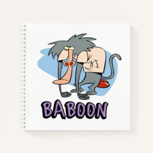 I.R. Baboon Character Graphic Notitieboek