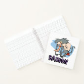 I.R. Baboon Character Graphic Notitieboek (Binnen)