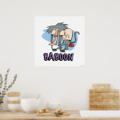 I.R. Baboon Character Graphic Poster (Keuken)