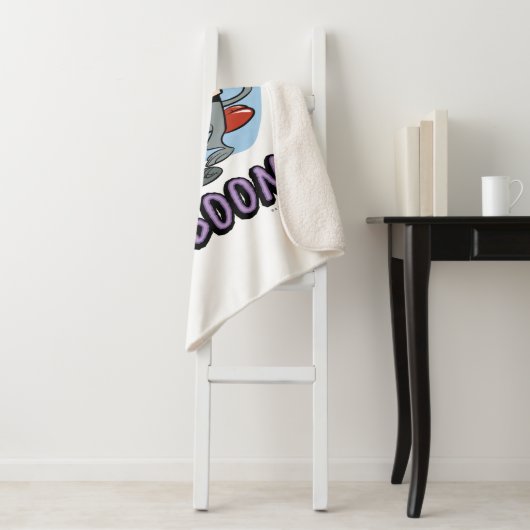 I.R. Baboon Character Graphic Sherpa Deken (In situ)