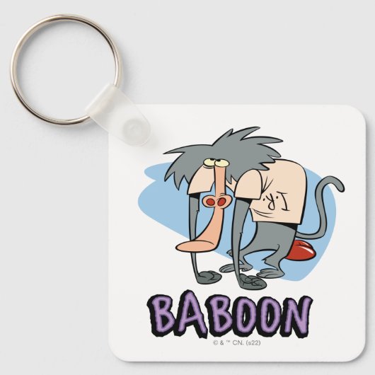 I.R. Baboon Character Graphic Sleutelhanger (Voorkant)