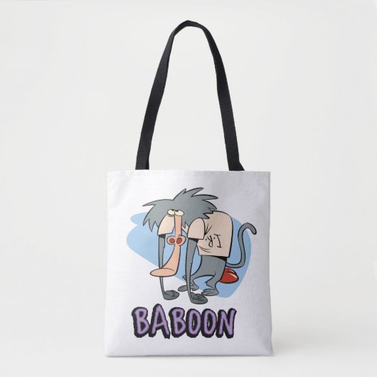 I.R. Baboon Character Graphic Tote Bag (Voorkant)
