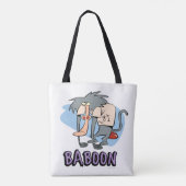 I.R. Baboon Character Graphic Tote Bag (Achterkant)
