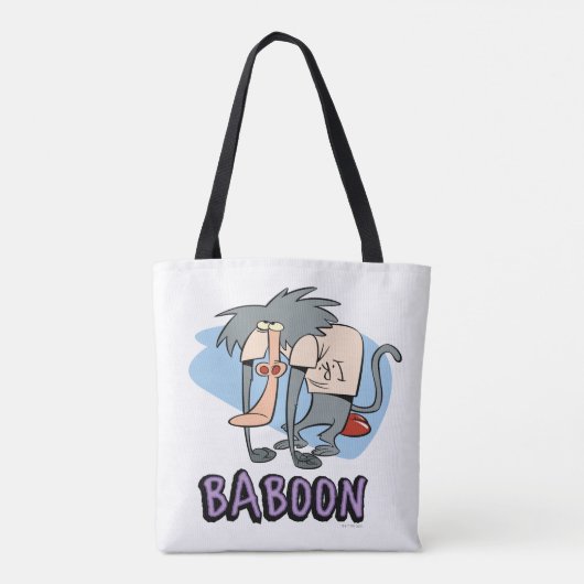 I.R. Baboon Character Graphic Tote Bag (Achterkant)