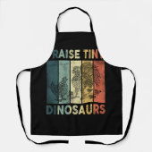 I Raise Tiny Dinosaurs Chicken Rooster Hen Chicken Schort (Voorkant)