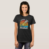 I Raise Tiny Dinosaurs Iguana Mom Dad Reptile Ow T-shirt (Voorkant volledig)