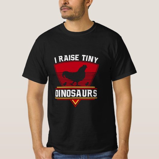 I Raise Tiny Dinosaurs T-shirt (Voorkant)
